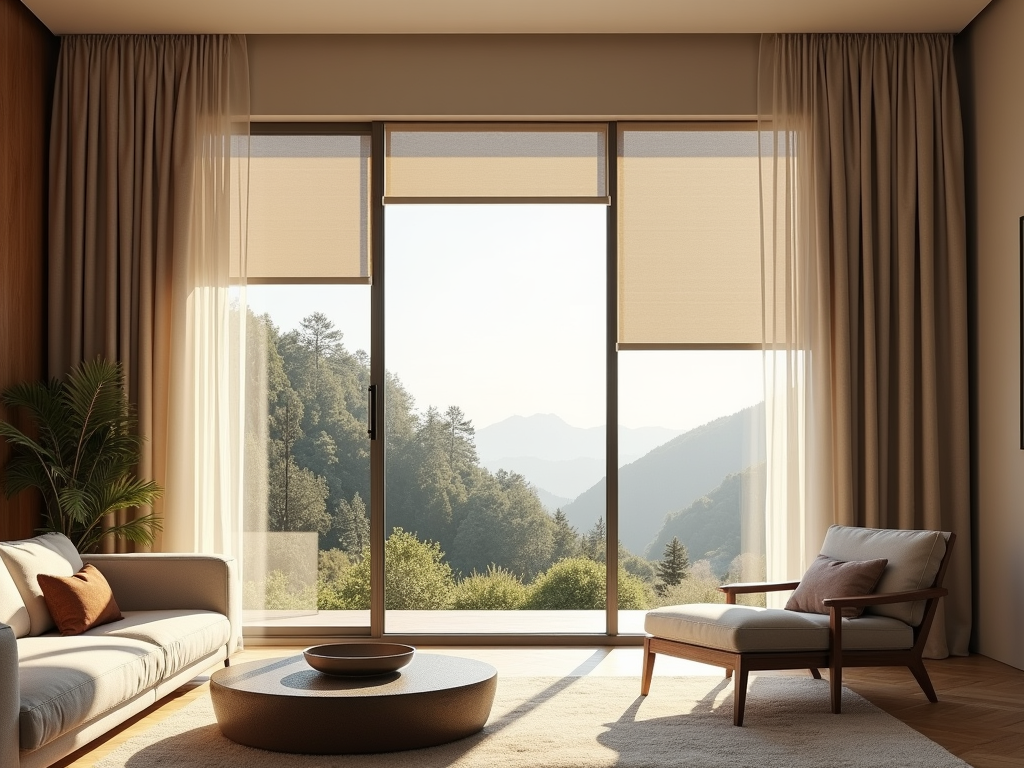 How to choose window treatments for large windows?
