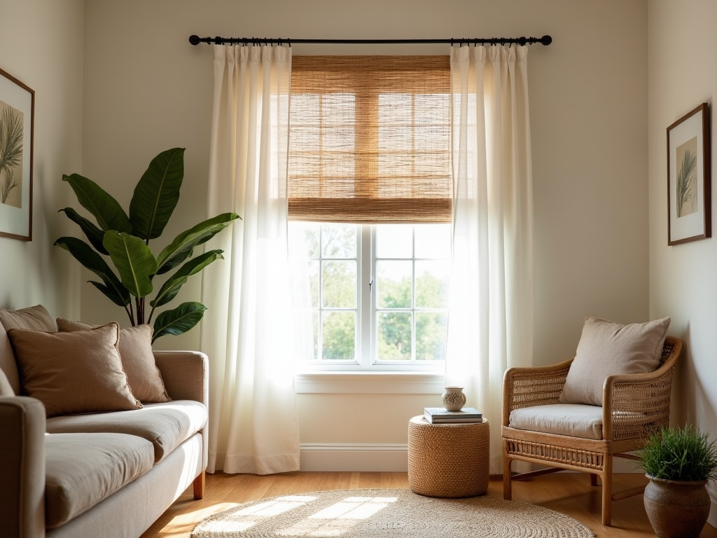 Is it stylish to decorate windows with blinds and drapes both?