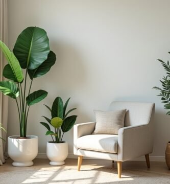 How tall should my fake plant be?